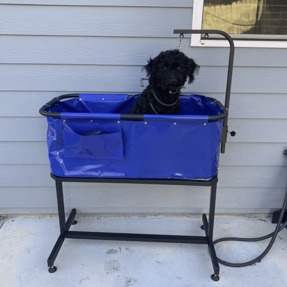 Bañera Portátil con Brazo para Mascotas Pro Groomers