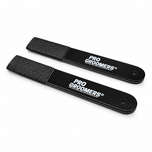 Set de Lima de Stripping Black Wooden Pro Groomers