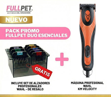 Máquina Profesional WAHL KM Velocity + Set Alzadores