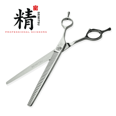 Tesoura profissional SEIMITSU - Aço japonês 440c - Tesoura reta para escultura de 7" (18 cm)