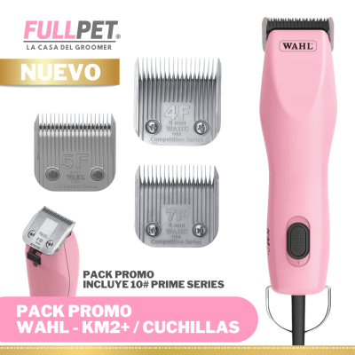 PACK Promocional WAHL - Maquina Profesional KM2+/7F+5F+4F
