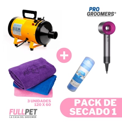 PROMO - Pack de Secado 1 para Peluquería Canina - Pro Groomers