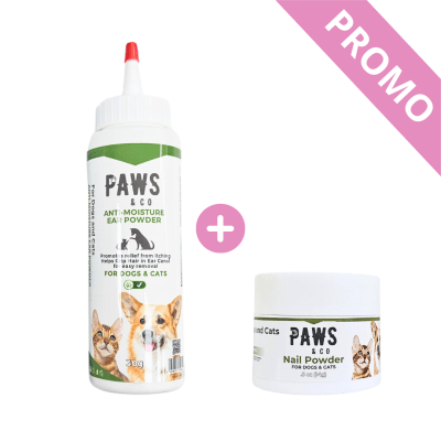 PACK de Higiene - Polvo de Oídos + Polvo Hemostático - PAWS & CO