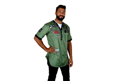 Chaqueta de Peluquería Tikima Figarino Khaki