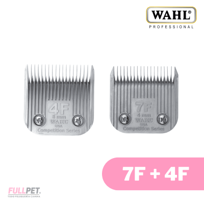 PROMO WAHL PRO - Cuchillos de Peluquería Canina 7F + 4F