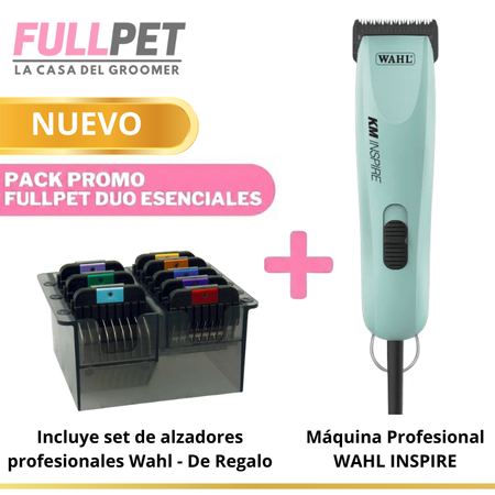 Máquina Profesional WAHL KM INSPIRE + Alzadores de regalo