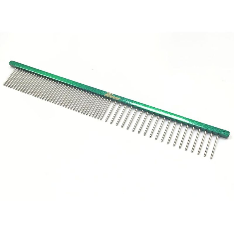 Peineta de Carita Profesional Mixta Pro Groomers - EMERALD 5"