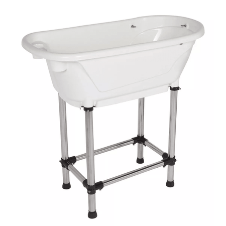 Banheira de plástico para animais de estimação da Pro Groomers