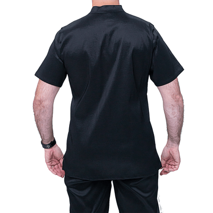 Chaqueta de Peluquería Profesional Premium Negro sin Bordado [Paw Color] (Unisex)