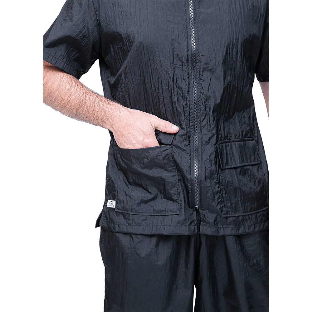 Chaqueta de Peluquería Profesional Negro [Paw Color] (Unisex)