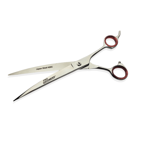 Tijera Curva Profesional Mirror Polish 8.5 Pro Groomers