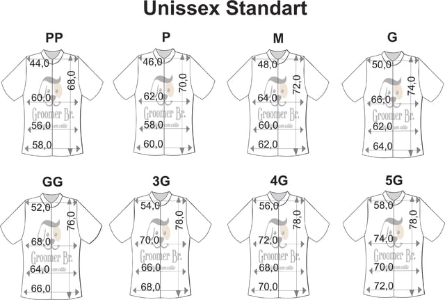 Chaqueta de Peluquería Profesional Azul Real [Paw Color] (Unisex)