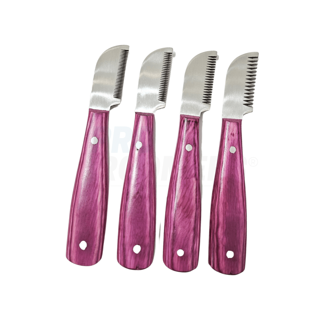 Set de Cuchillas de Stripping Pro Groomers PINK (4 Uni)