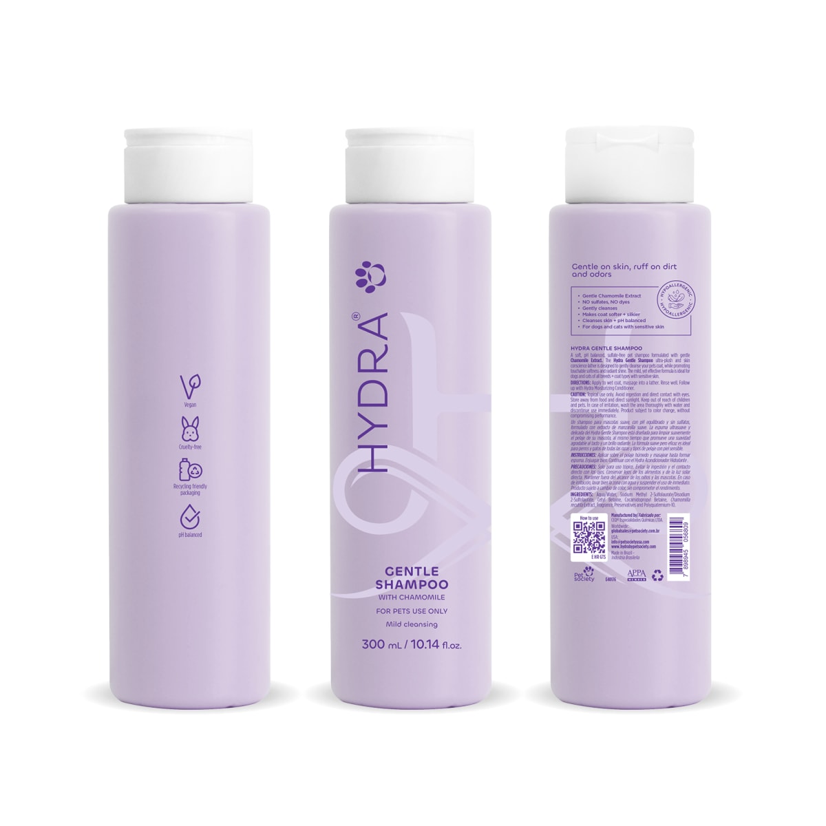 HYDRA Retail - Gentle Shampoo (Pieles Sensibles) 300ml