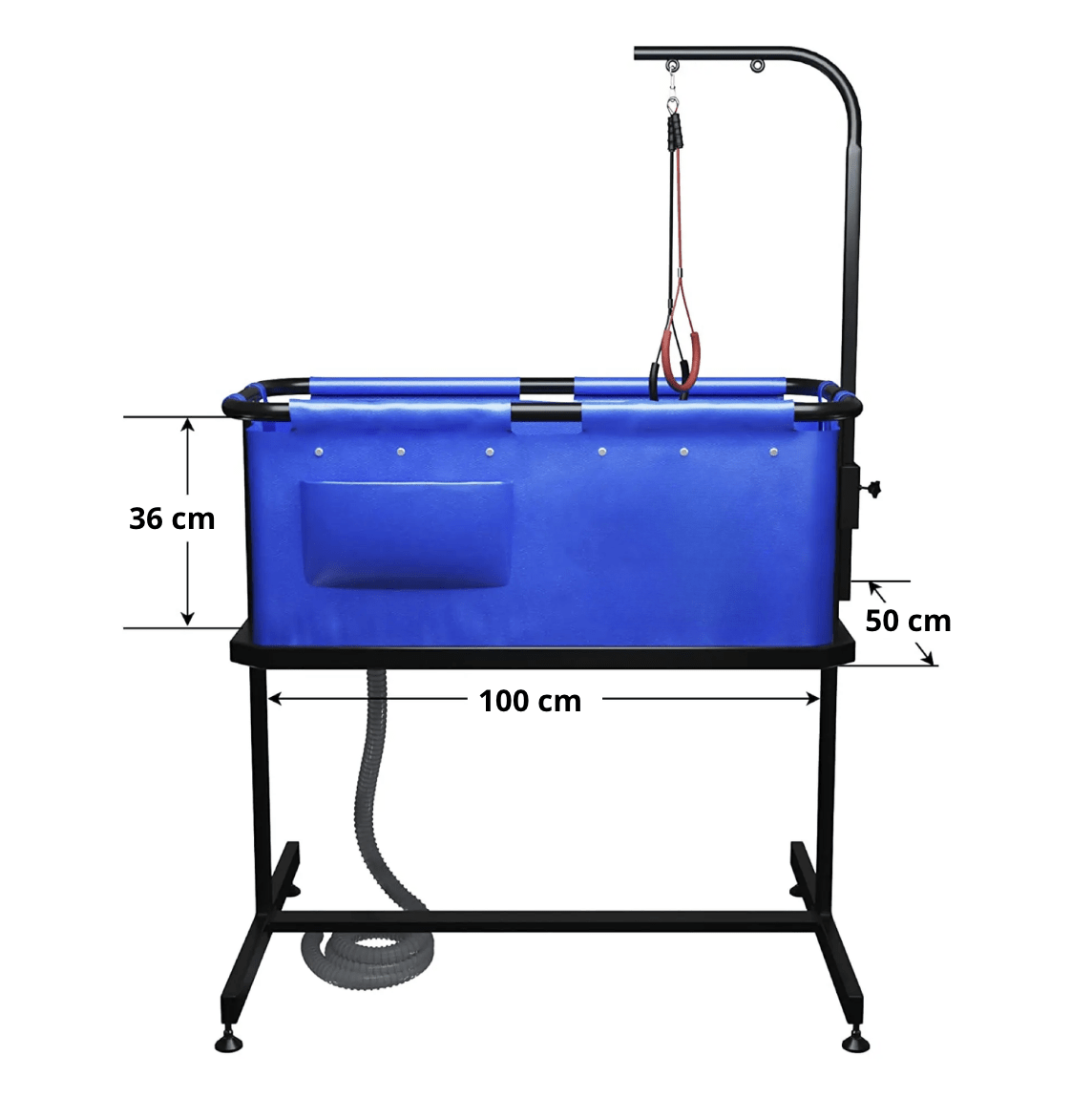 Bañera Portátil con Brazo para Mascotas Pro Groomers