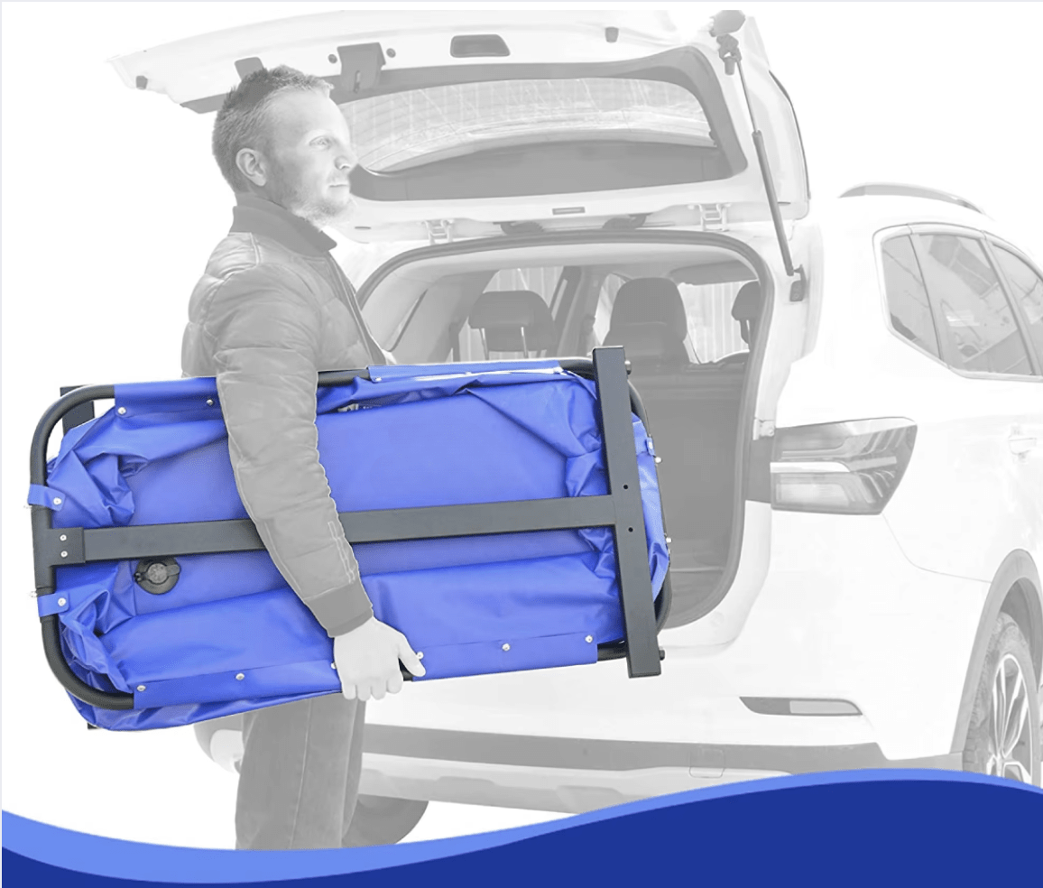 Bañera Portátil con Brazo para Mascotas Pro Groomers