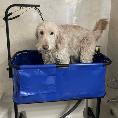 Bañera Portátil con Brazo para Mascotas Pro Groomers