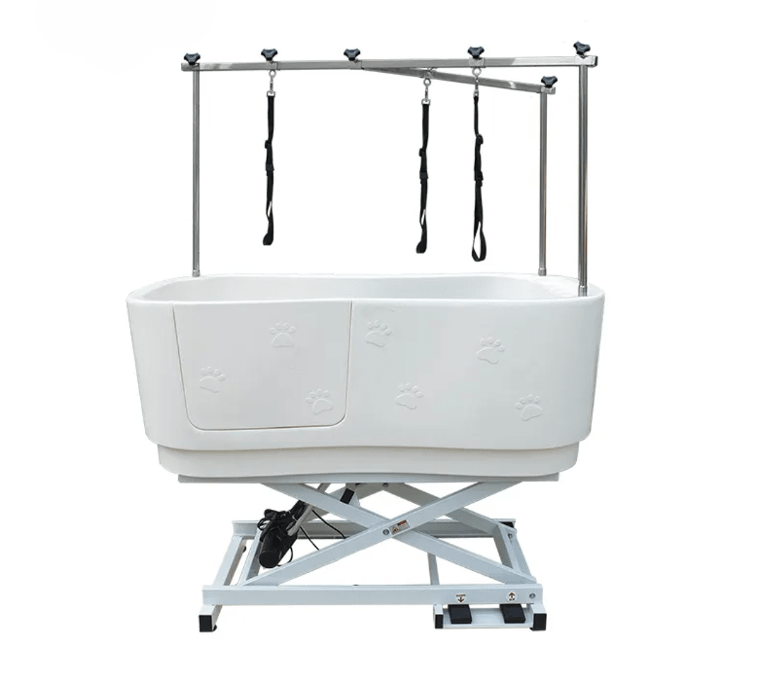 Banheira elétrica grande com braço BUBBLES Pro Groomers