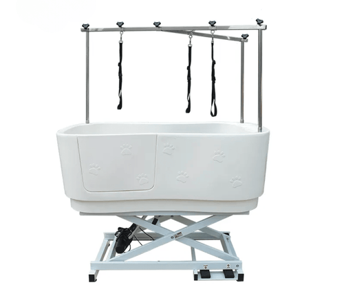 Bañera Grande Electrica con Brazo BUBBLES Pro Groomers