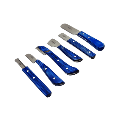 Set de Cuchillas de Stripping Pro Groomers Azul (6un)