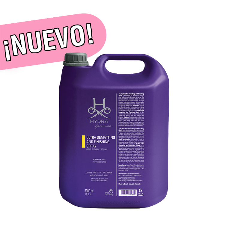 Bidón de Hydra Ultra Dematting And Finishing Spray (Desenredante) 5Lt