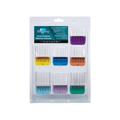 Set Alzadores Metalicos Pro Groomers (7 unidades)