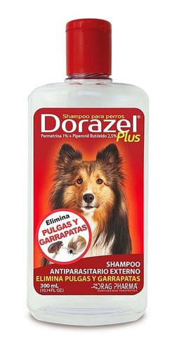 Shampoo Anti Pulgas y Garrapatas Dorazel + 300ml