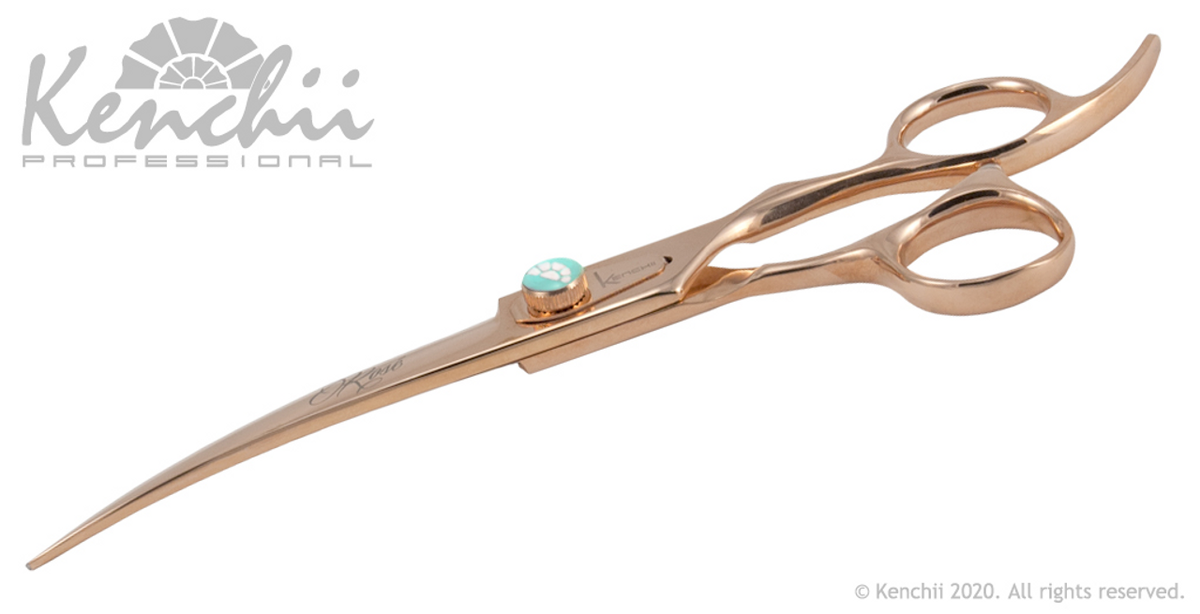 Tijera Curva Profesional - Kenchii Rose 7"