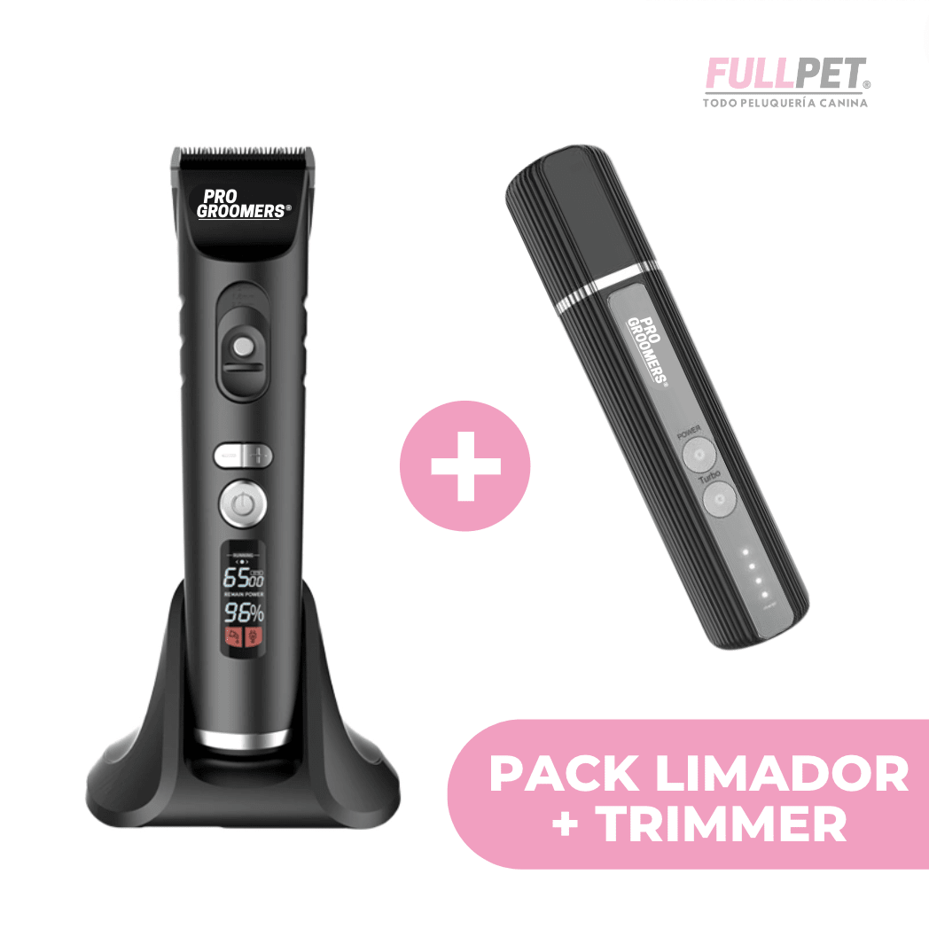 Pack Limador  + Trimmer Inalambricos Pro Groomers [OFERTA]