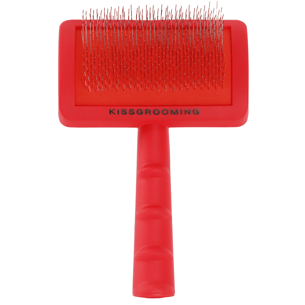 Rasqueta Regular de KissGrooming con Mango Ergonomico - Pines Largos