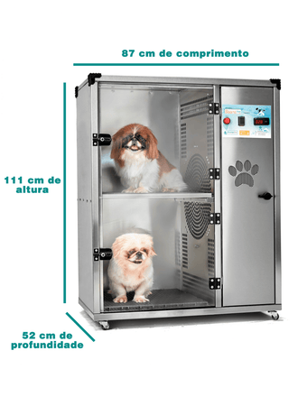 Secadora Saara Turbo Junior de Acero Inoxidable - OMEGAPET