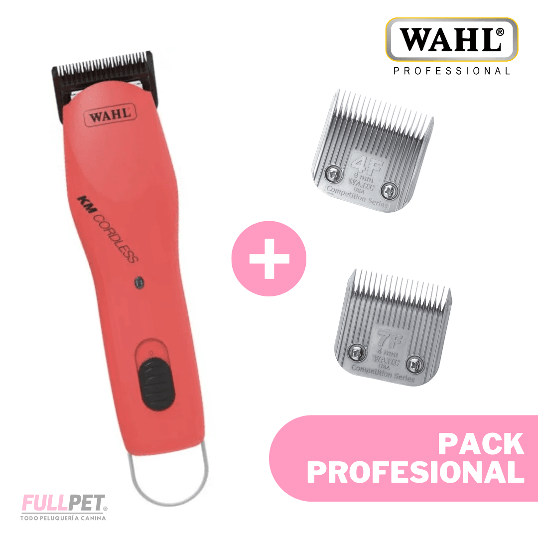 PACK Profesional Maquina + Cuchillos WAHL (Cordless + 7F CS + 4F CS)