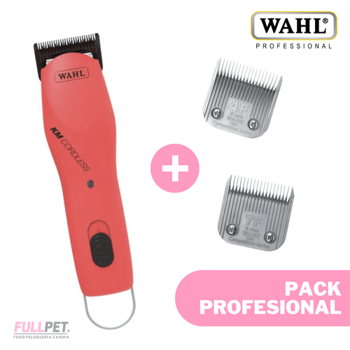 PACK Profesional Maquina + Cuchillos WAHL (Cordless + 7F CS + 4F CS)