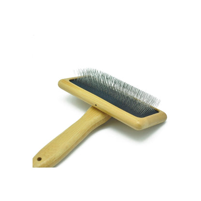 Rasqueta Semi Dura de Bamboo Pro Groomers