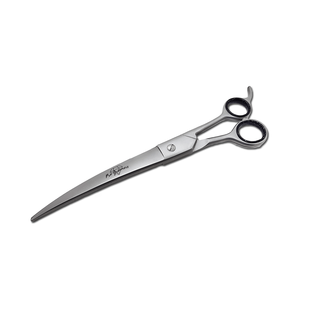 Tijera Curva Satin Matte 9.0" Pro Groomers