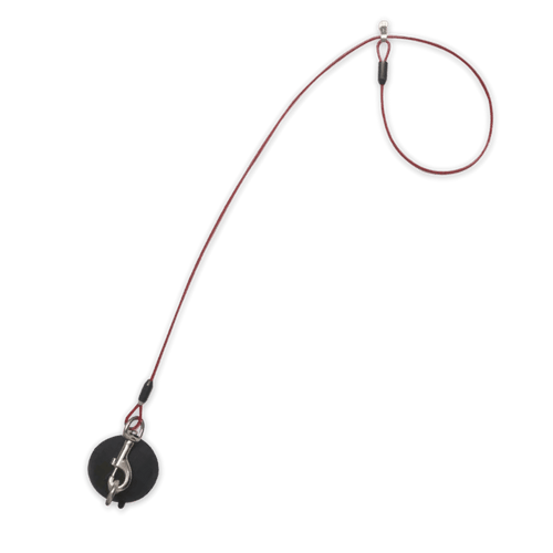 Ventosa para Tina con Piola de Acero Roja Aeolus